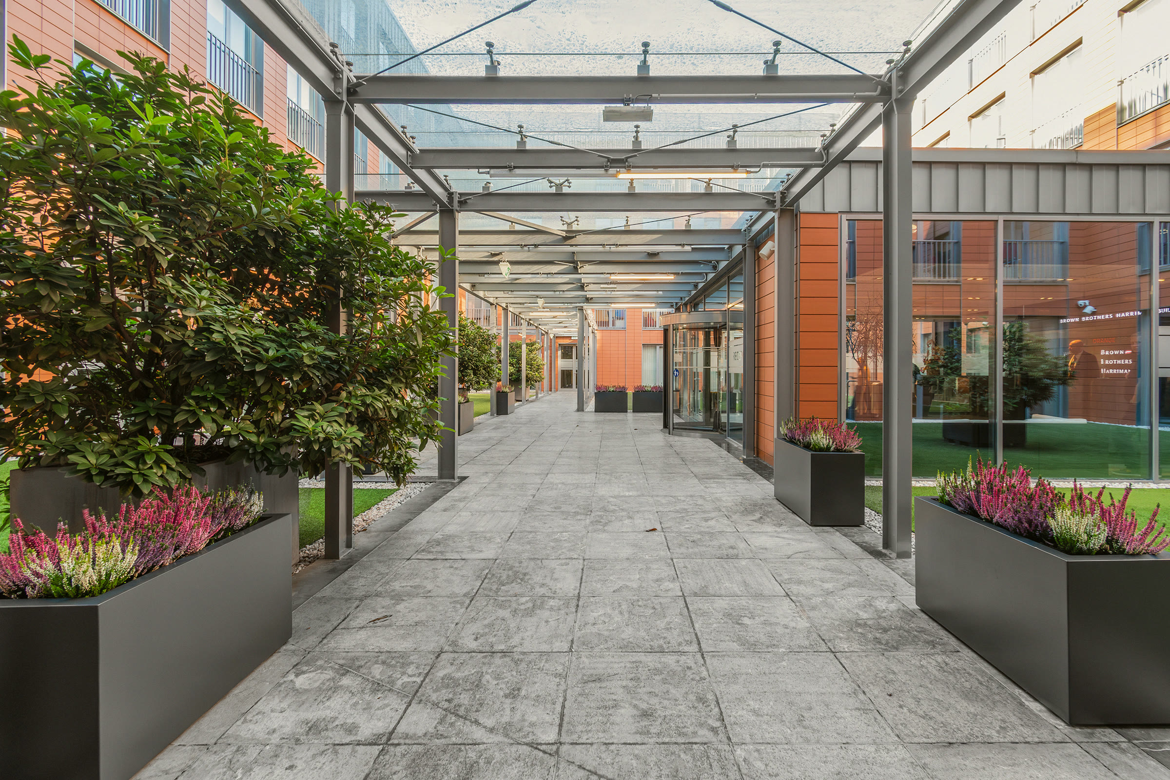 Covered walkway